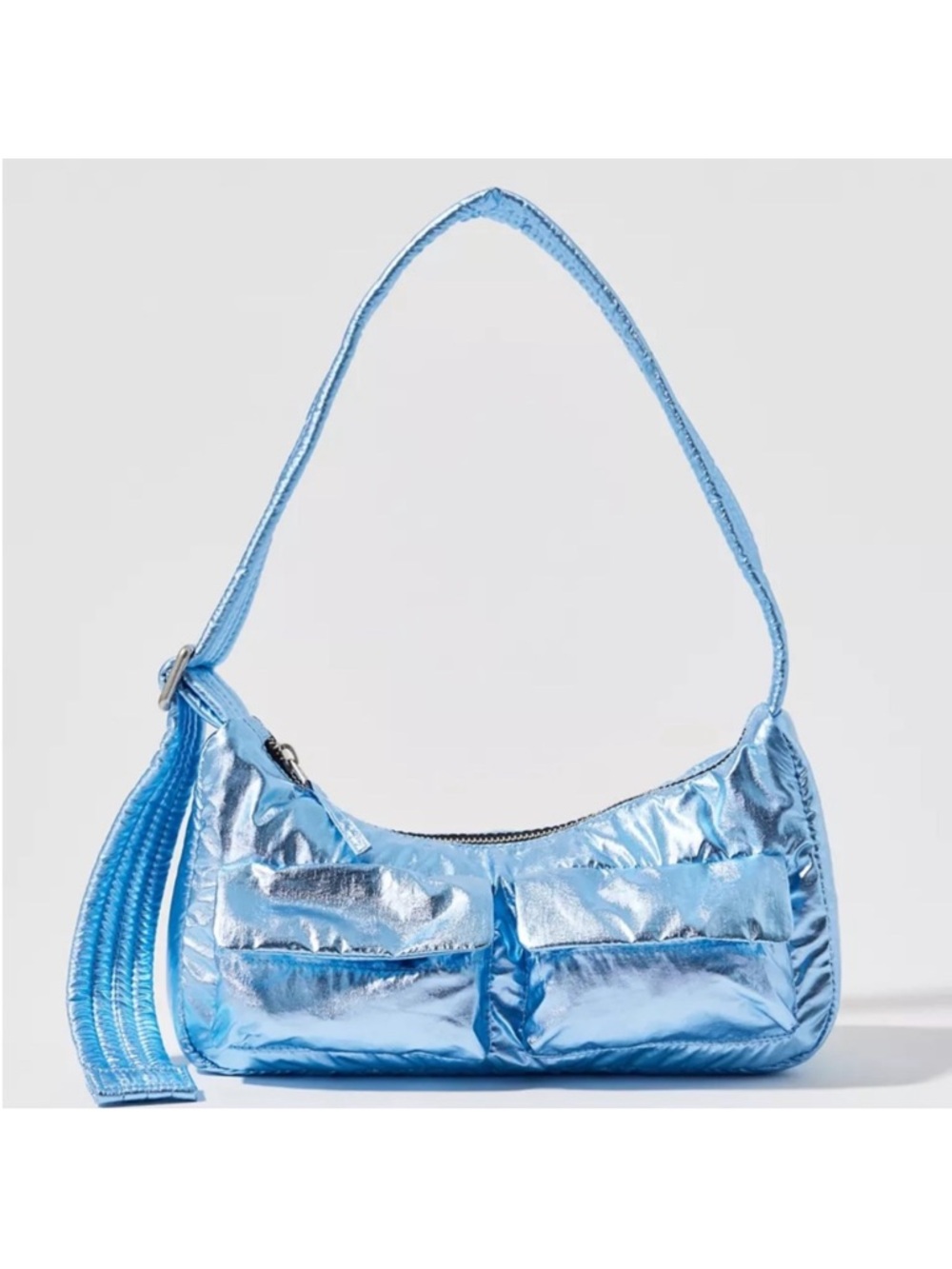 NWOT BAGGU UO Exclusive Metallic Cargo Shoulder Bag